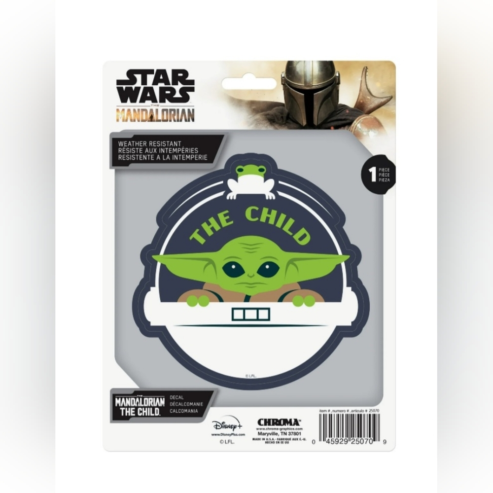 Star Wars Mandalorian The Child Decal